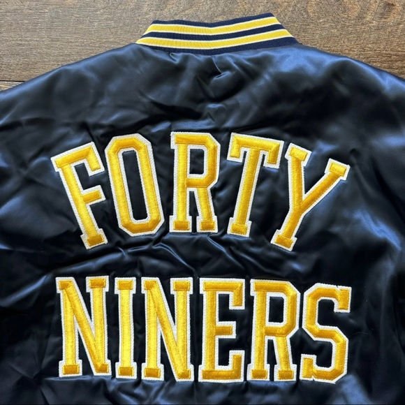 Vintage Deadstock 1980's Swingster San Francisco 49'ers Satin Jacket - Picture 2 of 8